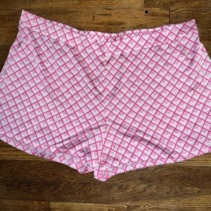 Soma Satin Sleep Shorts. Pink Plus Size Soma Sleep Shorts, Size XXL